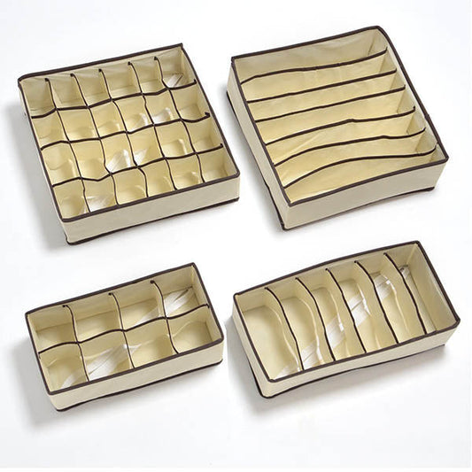 4-teiliger Organizer in Beige -1