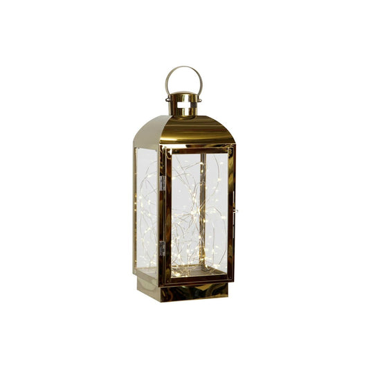 Lantern DKD Home Decor Golden Stainless steel 15 x 14 x 36 cm-0