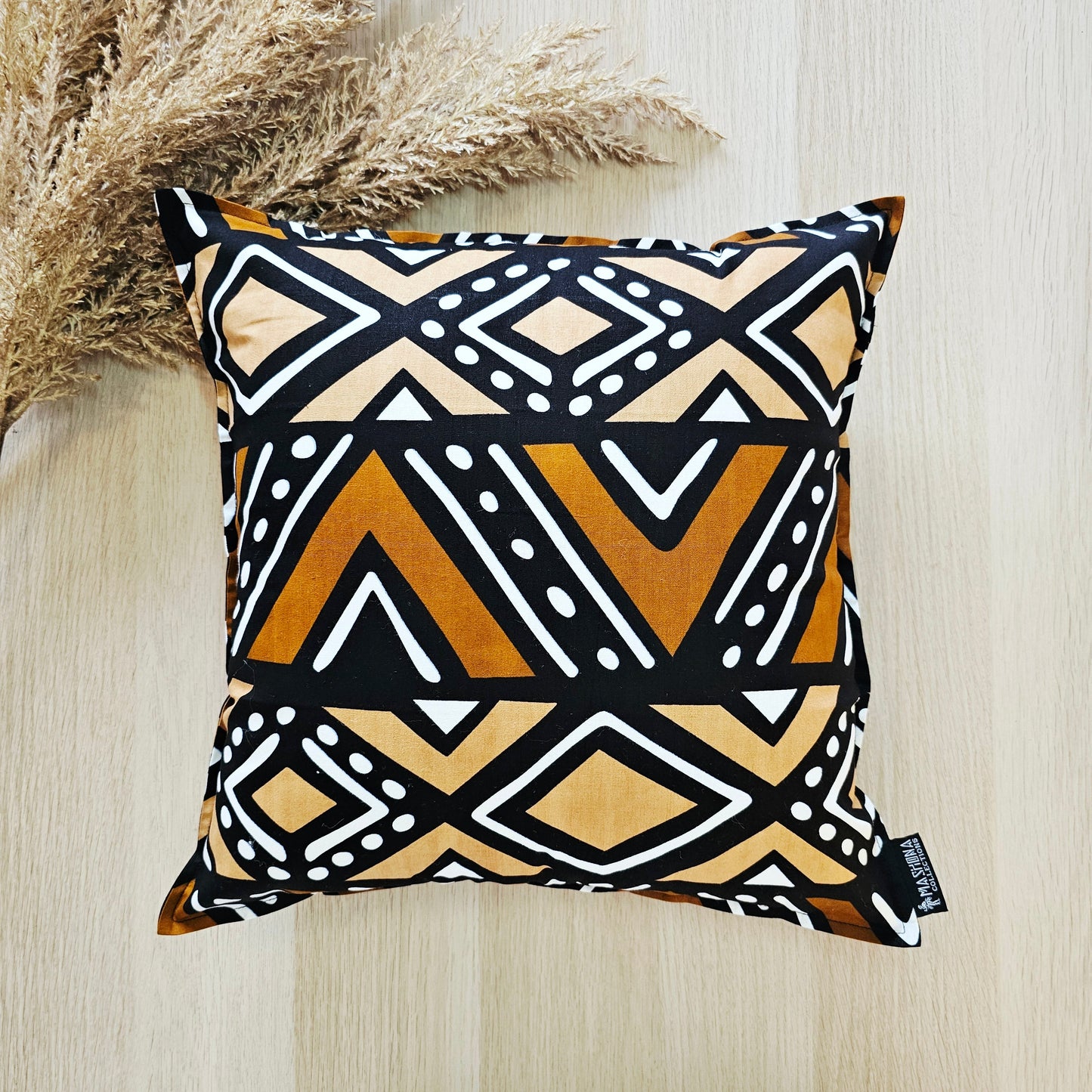 Kissenbezüge 40x40 cm Set 2 oder 4 – 100% Baumwolle Wax Ankara – Dekokissen Boho Bunt Sofa Schlafzimmer-0