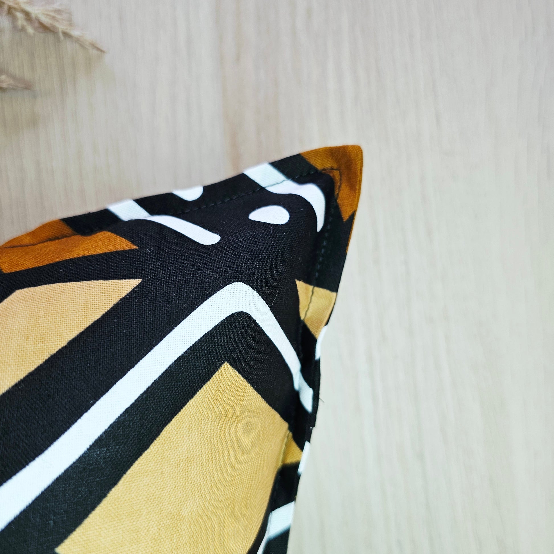 Kissenbezüge 40x40 cm Set 2 oder 4 – 100% Baumwolle Wax Ankara – Dekokissen Boho Bunt Sofa Schlafzimmer-3