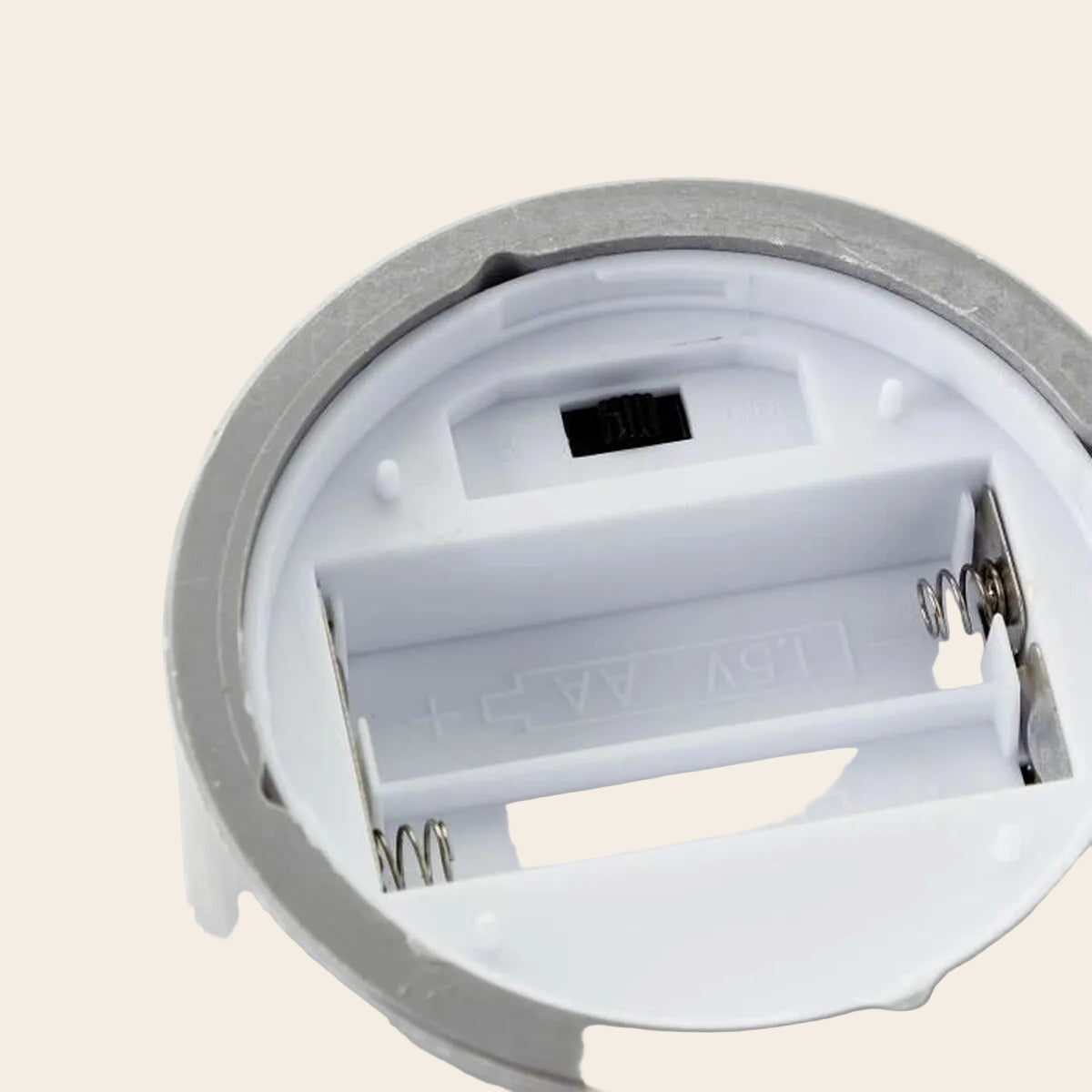 LED-Kerzen Set Brilliant – Grau, Metall (3 Stück)Units-1