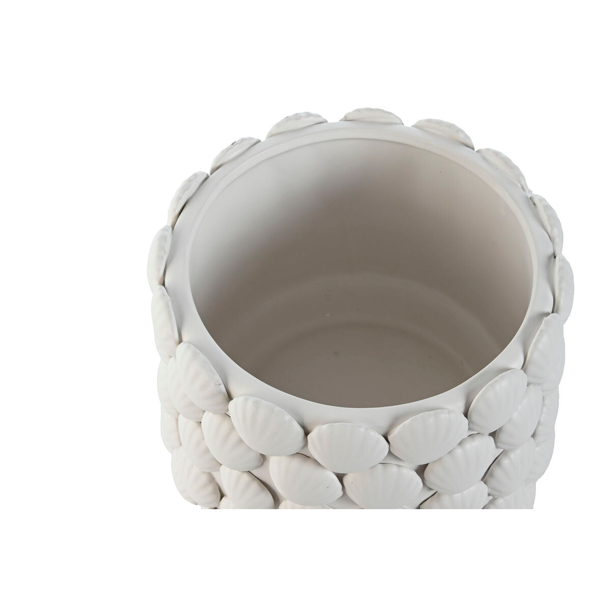 Vase Home ESPRIT White Stoneware Mediterranean 22 X 22 X 17,5 cm-2