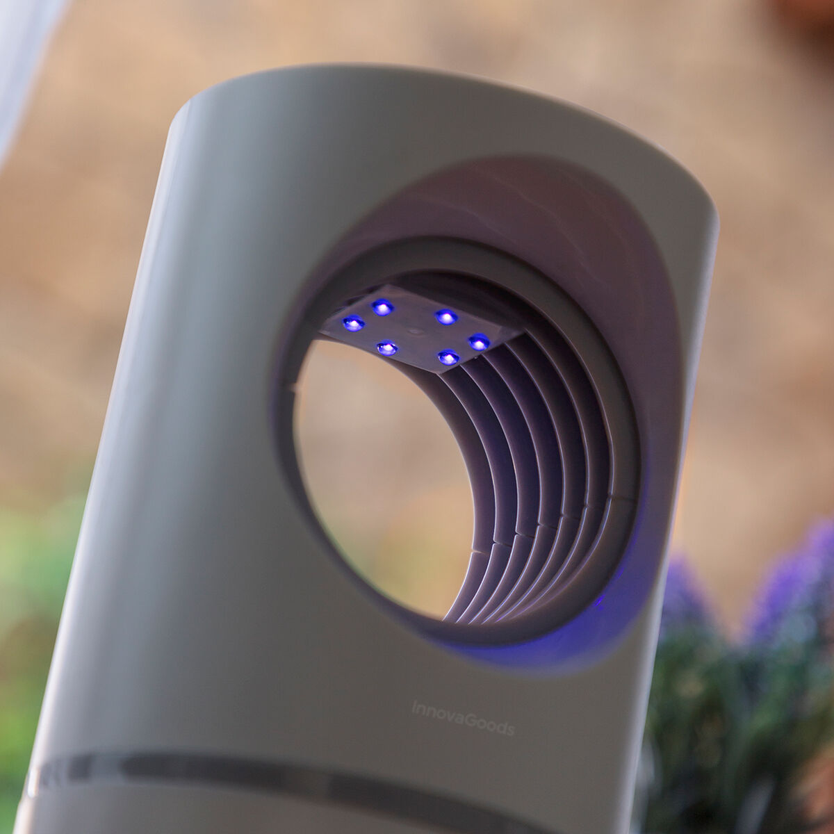 Anti-Mücken Saug-Lampe KL Virvel InnovaGoods – UV LED Insektenfalle mit USB-7