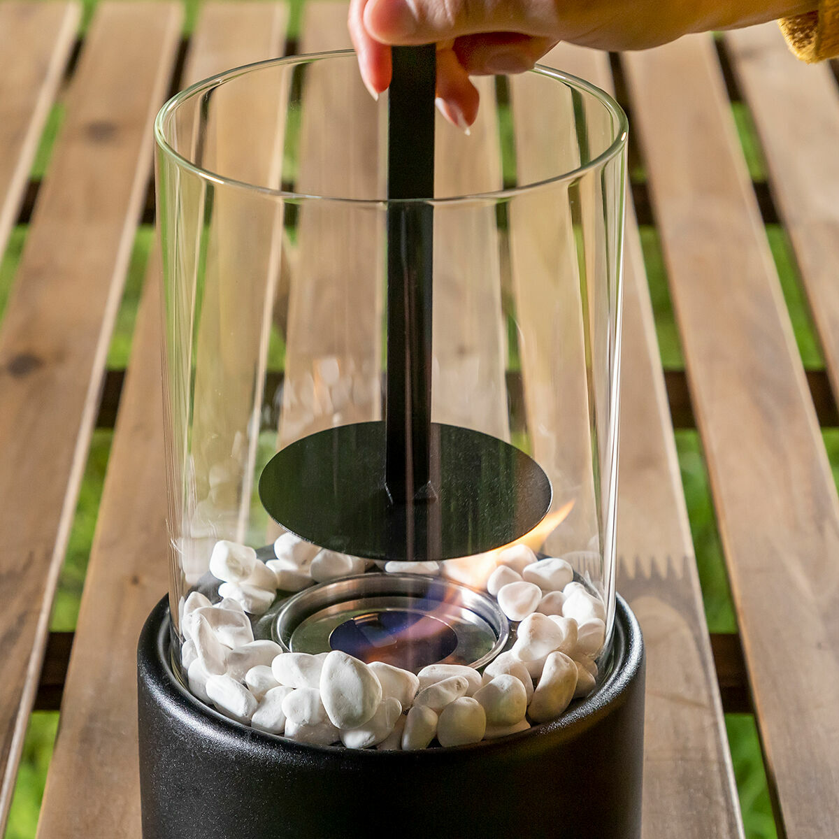 Dekorativer Bioethanol Tischkamin Heatfir InnovaGoods – Rauchfrei & Cozy-12 