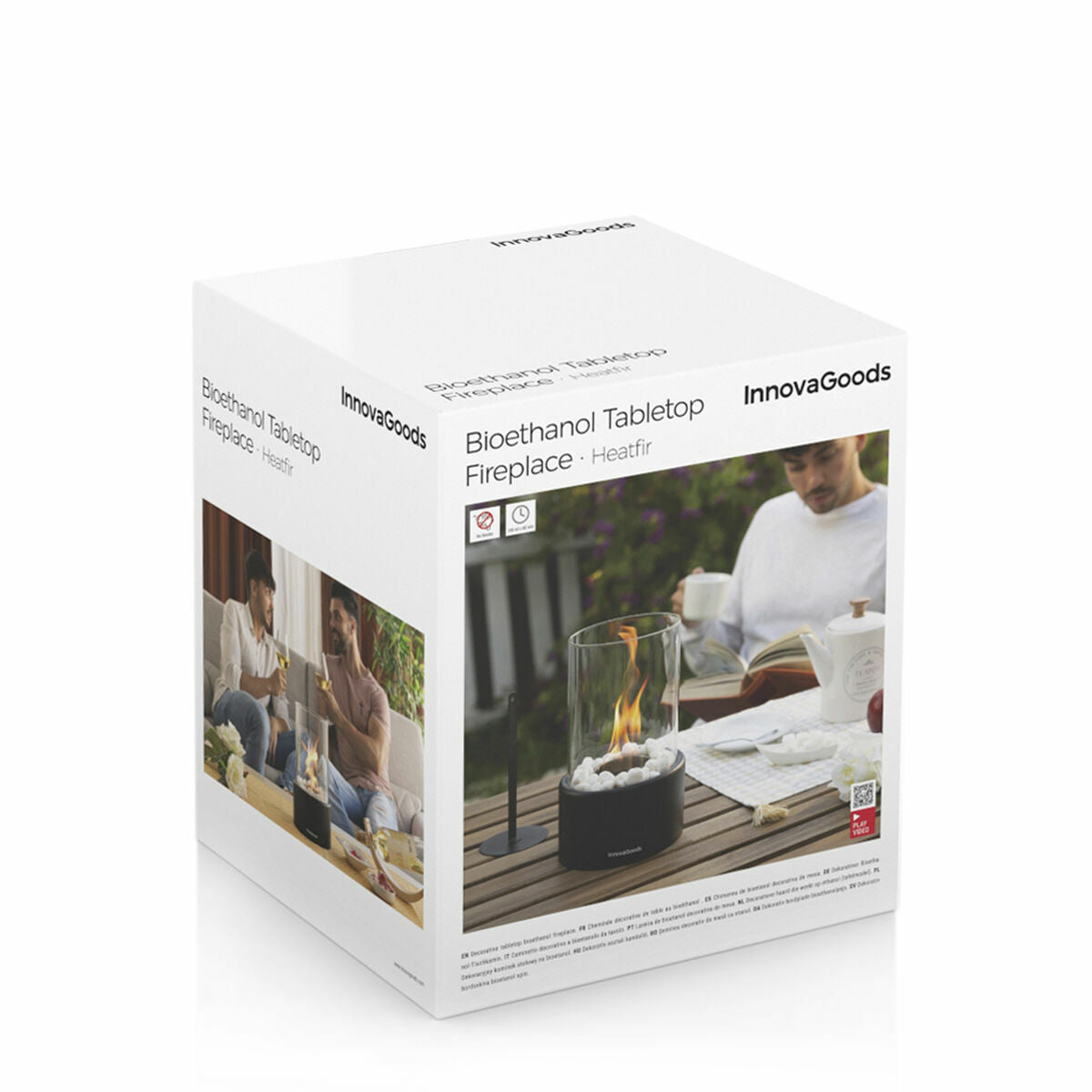 Dekorativer Bioethanol Tischkamin Heatfir InnovaGoods – Rauchfrei & Cozy2