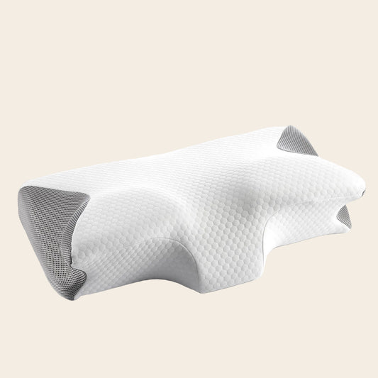 Ergonomisches viskoelastisches Nackenkissen Conforti von InnovaGoods – Memory Foam, atmungsaktiv, 62×36×14 cm-3