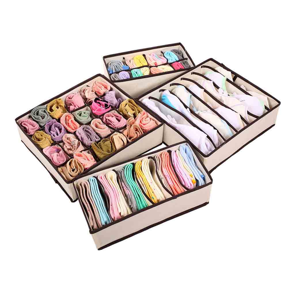 4-teiliger Organizer in Beige -3